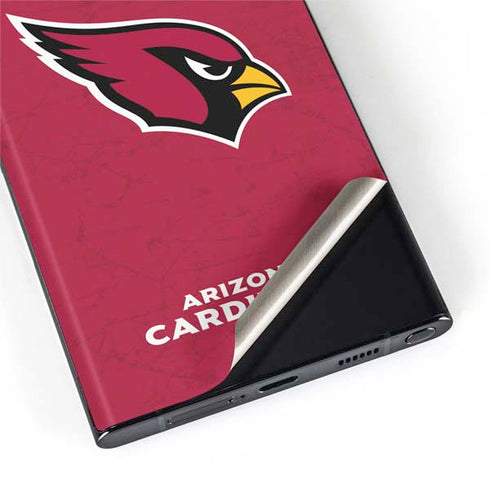 NFL Arizona Cardinals Distressed Galaxy S22 Ultra Skin
