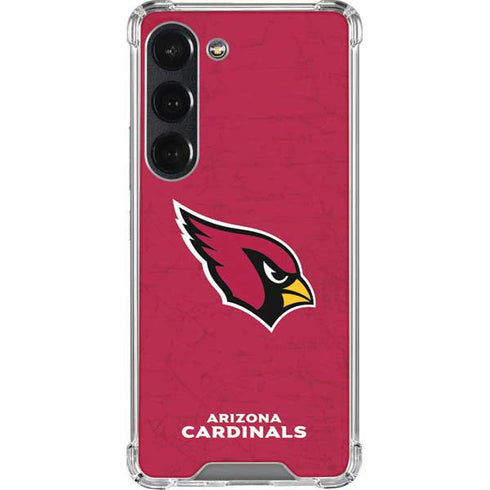 NFL Arizona Cardinals Distressed Galaxy S23 Clear Case