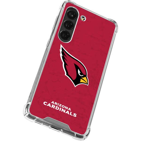 NFL Arizona Cardinals Distressed Galaxy S23 Clear Case