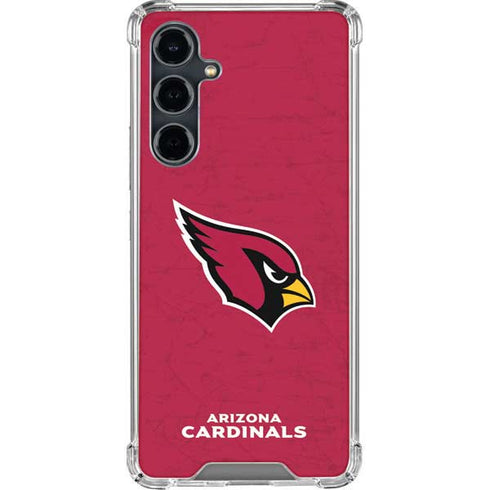 NFL Arizona Cardinals Distressed Galaxy S23 FE Clear Case