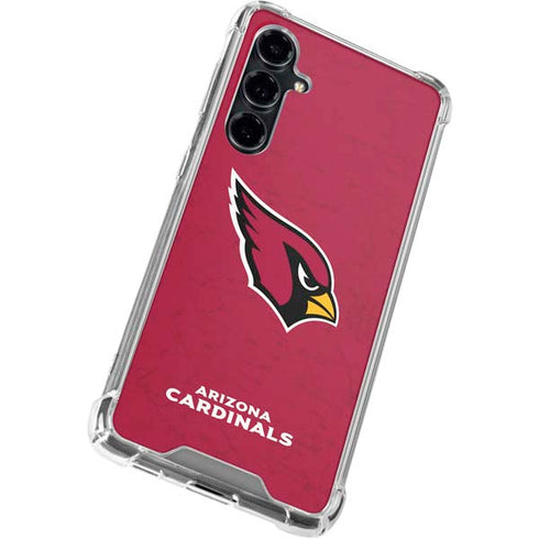 NFL Arizona Cardinals Distressed Galaxy S23 FE Clear Case