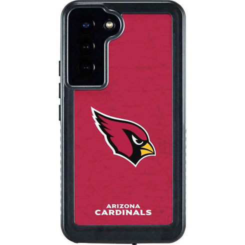 NFL Arizona Cardinals Distressed Galaxy S23 Plus Waterproof Case
