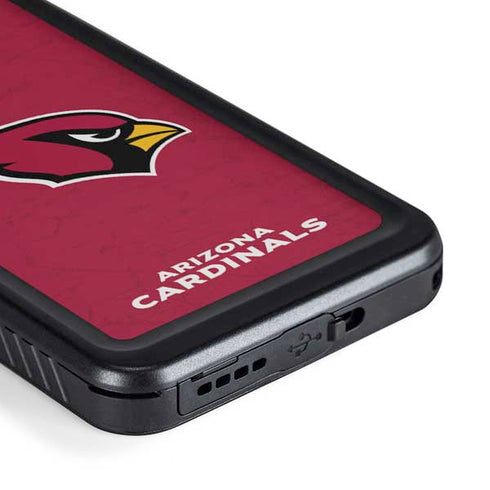NFL Arizona Cardinals Distressed Galaxy S23 Waterproof Case