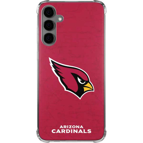 NFL Arizona Cardinals Distressed Galaxy S24 Plus Clear Case