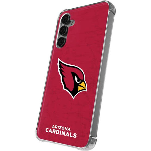 NFL Arizona Cardinals Distressed Galaxy S24 Plus Clear Case