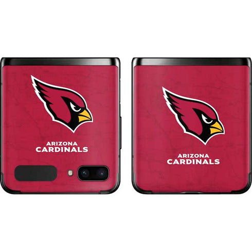 NFL Arizona Cardinals Distressed Galaxy Z Flip Skin
