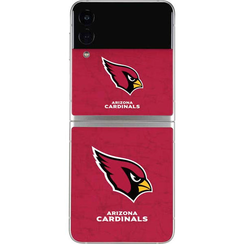 NFL Arizona Cardinals Distressed Galaxy Z Flip4 5G Skin