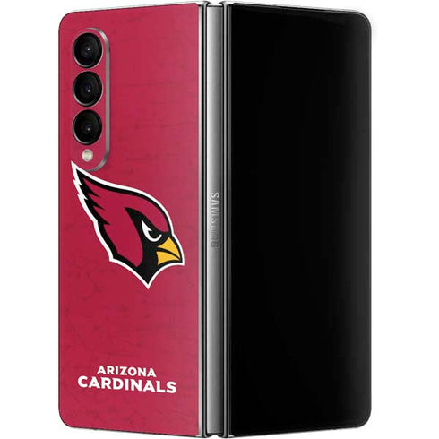 NFL Arizona Cardinals Distressed Galaxy Z Fold4 5G Skin