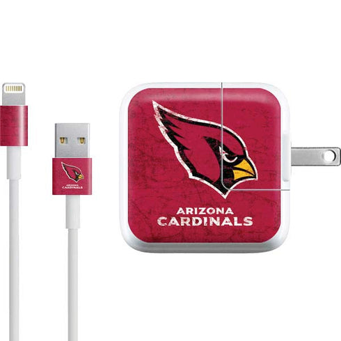 NFL Arizona Cardinals Distressed iPad Charger (10W USB) Skin