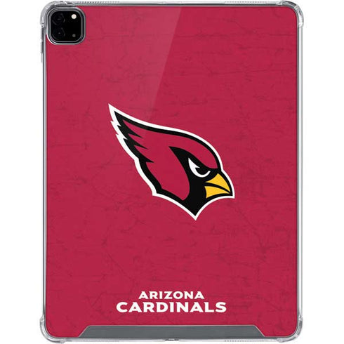 NFL Arizona Cardinals Distressed iPad Pro 12.9in (2020) Clear Case