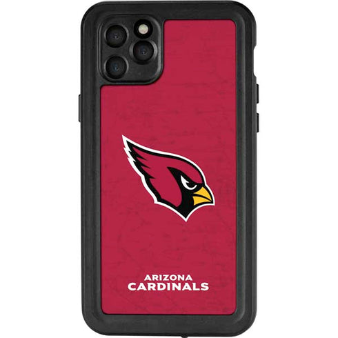 NFL Arizona Cardinals Distressed iPhone 11 Pro Max Waterproof Case
