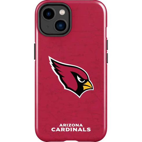 NFL Arizona Cardinals Distressed iPhone 15 Plus Impact Case