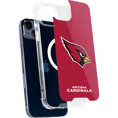 NFL Arizona Cardinals Distressed iPhone 15 Plus MagSafe Case