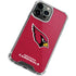 NFL Arizona Cardinals Distressed iPhone 14 Pro Clear Case