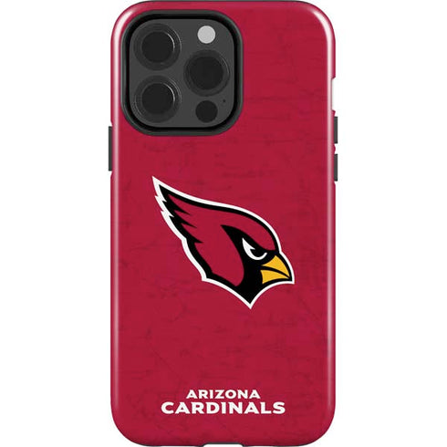 NFL Arizona Cardinals Distressed iPhone 15 Pro Impact Case