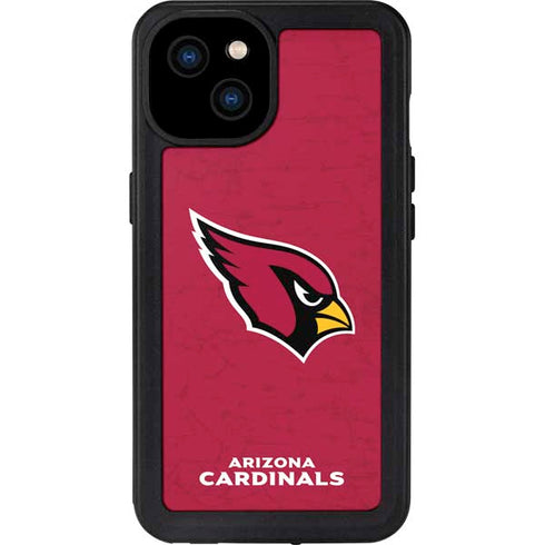 NFL Arizona Cardinals Distressed iPhone 15 Plus Waterproof Case