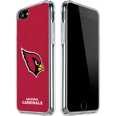 NFL Arizona Cardinals Distressed iPhone SE (2nd & 3rd Gen) Clear Case
