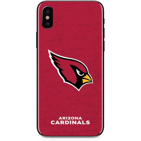 NFL Arizona Cardinals Distressed iPhone X Skin