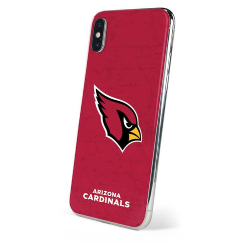 NFL Arizona Cardinals Distressed iPhone X Skin