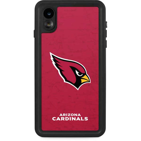 NFL Arizona Cardinals Distressed iPhone XR Waterproof Case