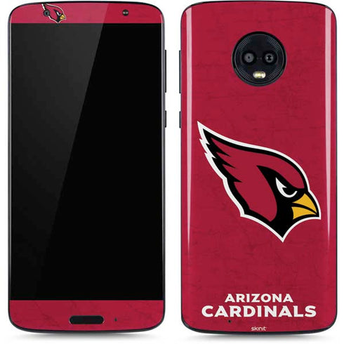 NFL Arizona Cardinals Distressed Moto G6 Skin