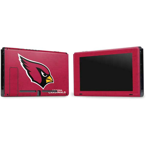 NFL Arizona Cardinals Distressed Nintendo Switch Bundle Skin