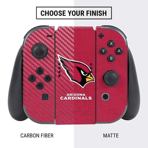 NFL Arizona Cardinals Distressed Nintendo Switch Bundle Skin
