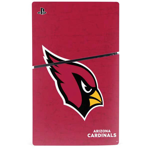 NFL Arizona Cardinals Distressed PS5 Slim Disk Console Skin