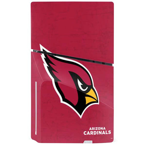 NFL Arizona Cardinals Distressed PS5 Slim Disk Console Skin