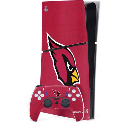 NFL Arizona Cardinals Distressed PS5 Slim Digital Edition Bundle Skin
