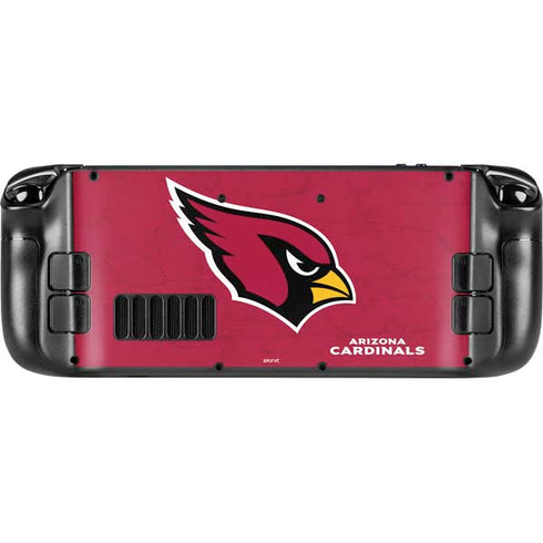 NFL Arizona Cardinals Distressed Steam Deck Handheld Gaming Computer Skin