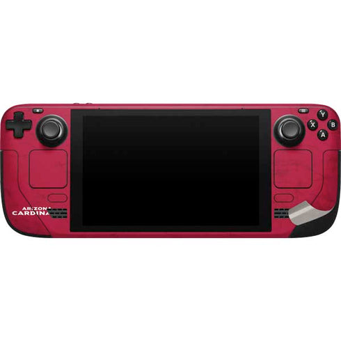 NFL Arizona Cardinals Distressed Steam Deck Handheld Gaming Computer Skin