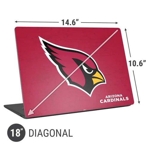 NFL Arizona Cardinals Distressed Universal Laptop 18in (14.6 x 10.6in) Skin