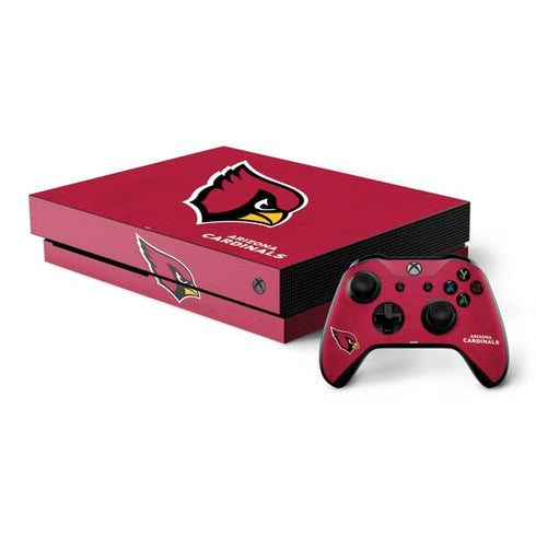 NFL Arizona Cardinals Distressed Xbox One X Bundle Skin