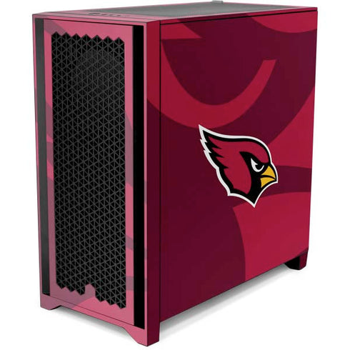 NFL Arizona Cardinals Double Vision Corsair 4000D Tempered Glass Mid-Tower ATX Case Skin