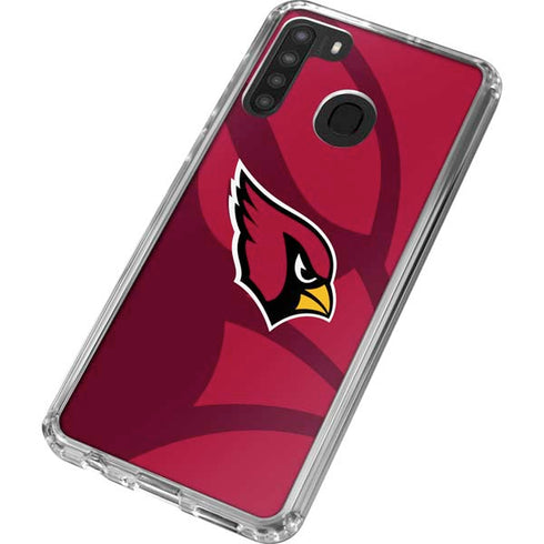 NFL Arizona Cardinals Double Vision Galaxy A21 Clear Case