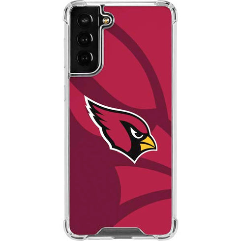 NFL Arizona Cardinals Double Vision Galaxy S21 FE Clear Case