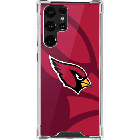 NFL Arizona Cardinals Double Vision Galaxy S22 Ultra Clear Case