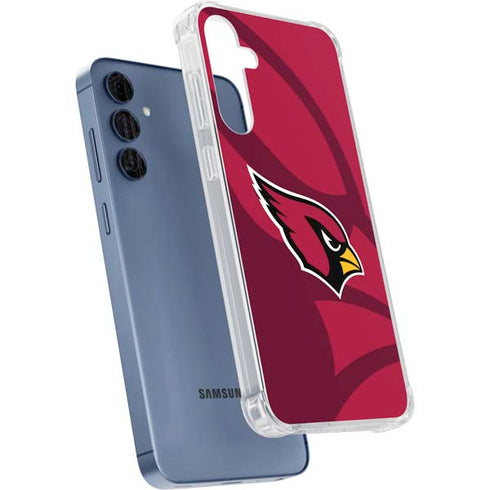 NFL Arizona Cardinals Double Vision Galaxy S24 Clear Case