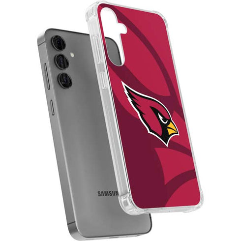 NFL Arizona Cardinals Double Vision Galaxy S24 Plus Clear Case