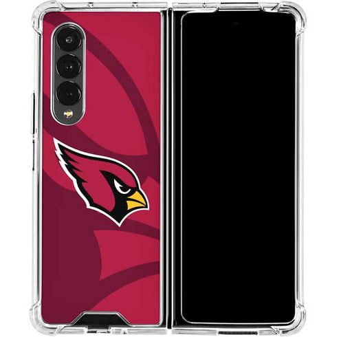 NFL Arizona Cardinals Double Vision Galaxy Z Fold4 5G Clear Case