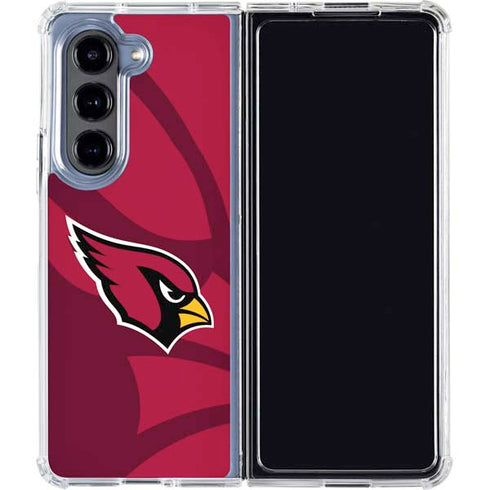NFL Arizona Cardinals Double Vision Galaxy Z Fold5 5G Clear Case