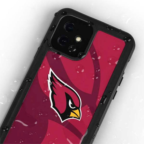 NFL Arizona Cardinals Double Vision iPhone 12 Mini Waterproof Case