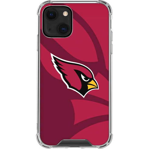 NFL Arizona Cardinals Double Vision iPhone 13 Mini Clear Case