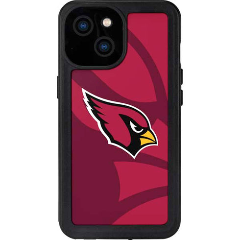 NFL Arizona Cardinals Double Vision iPhone 13 Mini Waterproof Case