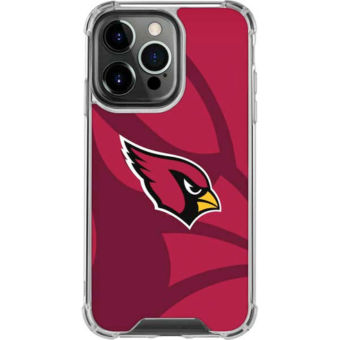 NFL Arizona Cardinals Double Vision iPhone 14 Pro Clear Case