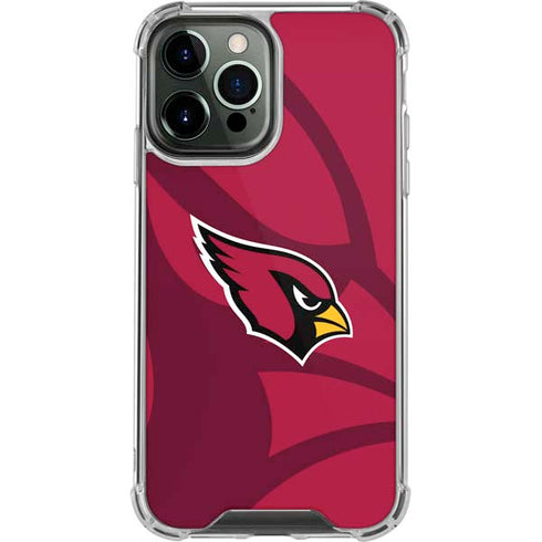 NFL Arizona Cardinals Double Vision iPhone 14 Pro Max Clear Case