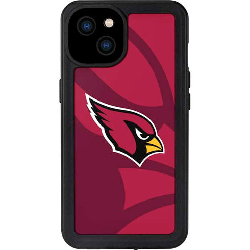 NFL Arizona Cardinals Double Vision iPhone 15 Plus Waterproof Case