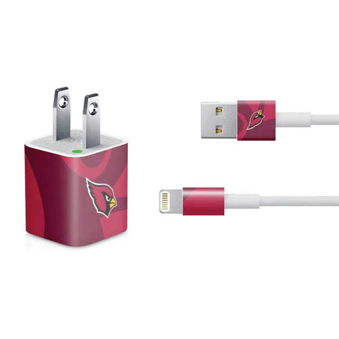 NFL Arizona Cardinals Double Vision iPhone Charger (5W USB) Skin
