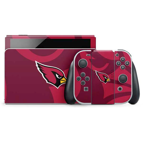 NFL Arizona Cardinals Double Vision Nintendo Switch OLED (2021) Skin